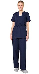 Комплект женский "Тильда" темно-синий