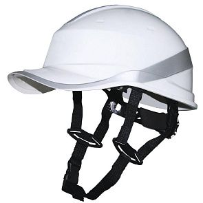 Каска в форме бейсболки DIAMOND V UP белая