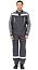 Костюм рабочий мужской летний "Оптима" т. серый-серый